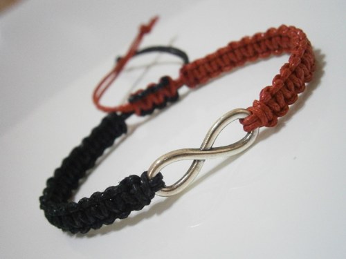 Infinity náramek - dvoubarevný (unisex) — foto 1
