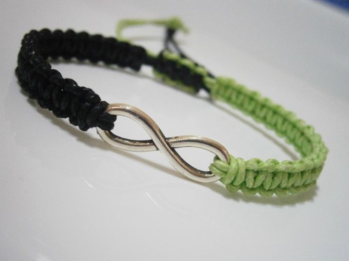 Infinity náramek - dvoubarevný (unisex) — foto 1