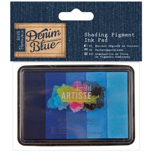 Razítkovací polštářky Artiste pigmentové Denim Blu