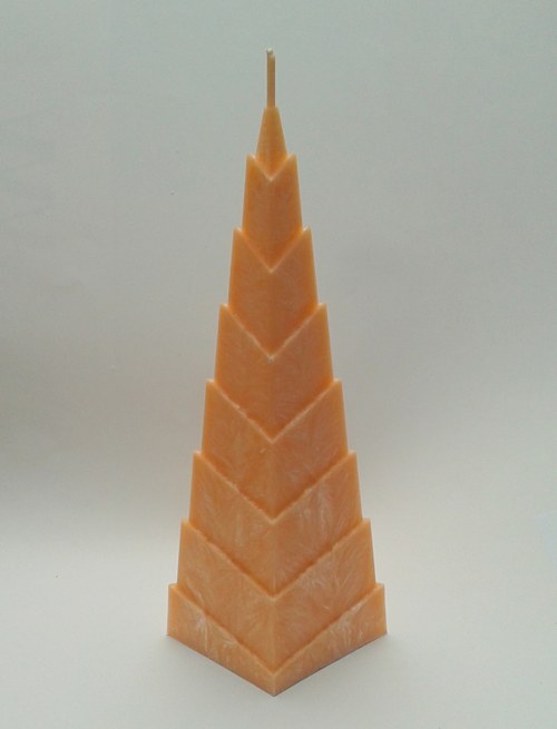Svíčka z palmového vosku - Pyramida
