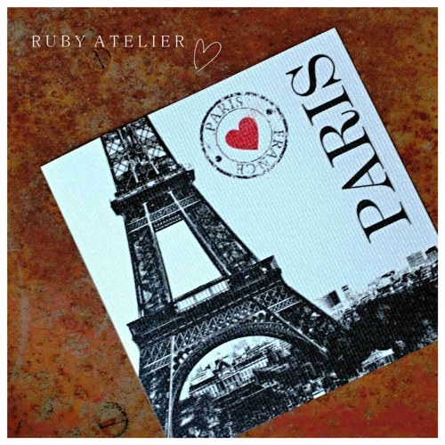 POHLEDNICE, PARIS 3 srdce