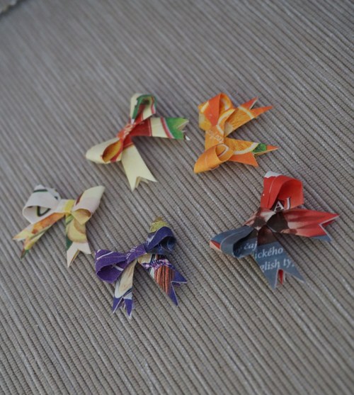 Origami mašličky
