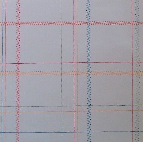 Scrapbookový papír WiBlue stitched Plaid — foto 1