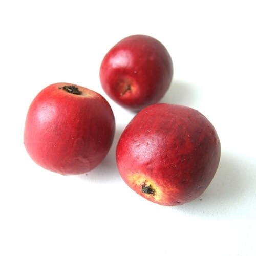 Jablíčka červená 3,5 cm - 3 ks