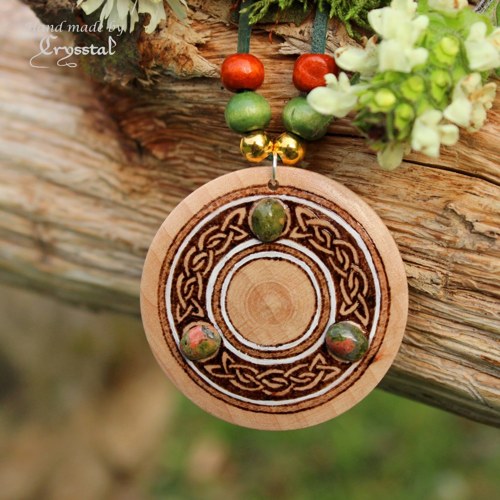 ...amulet "Cesta poznania", unakit — foto 1