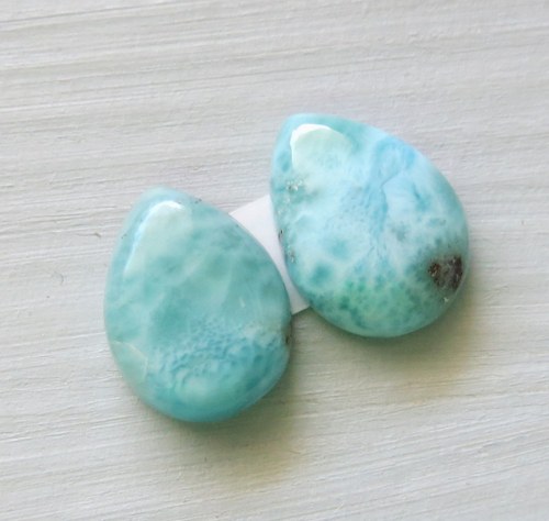 Larimar , Andělský kámen,pár č.3 — foto 1