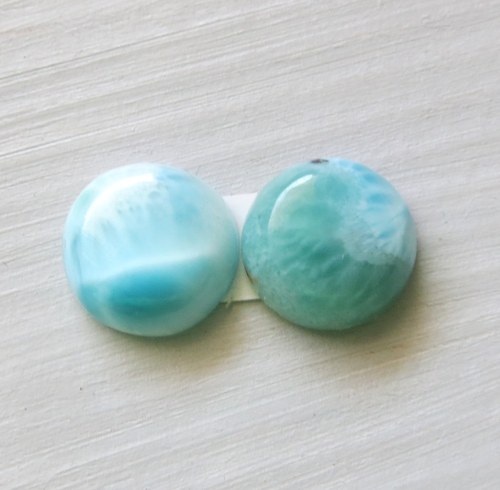 Larimar , Andělský kámen,pár č.7 — foto 1