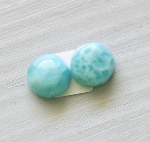 Larimar , Andělský kámen,pár č.11 — foto 1