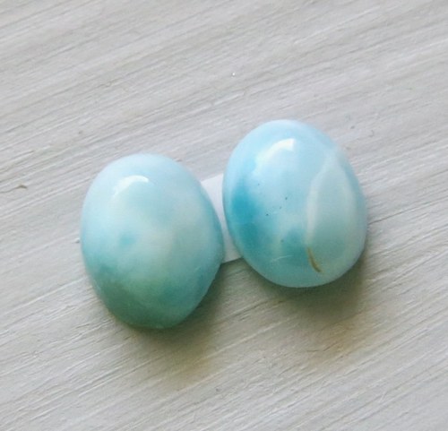 Larimar , Andělský kámen,pár č.12 — foto 1