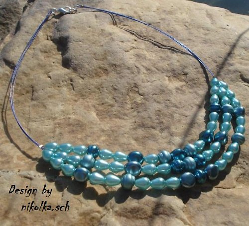 Náhrdelník Dark Blue Princess — foto 1