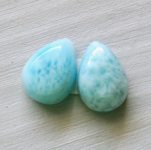 Larimar , Andělský kámen,pár č.16 — foto 1