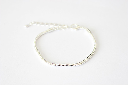 Kovový hadí náramek - 15 cm — foto 1