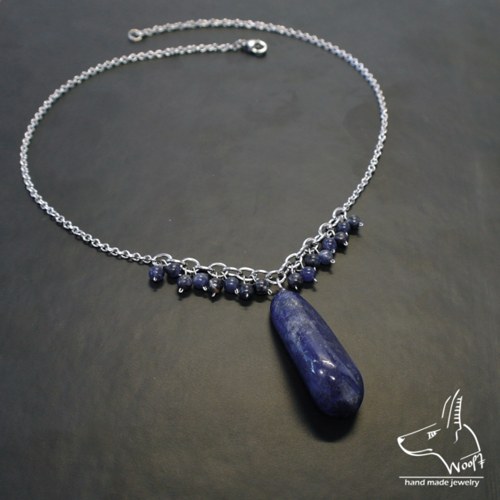 Lazhvard (lapis lazuli) - modrý náhrdelník — foto 1