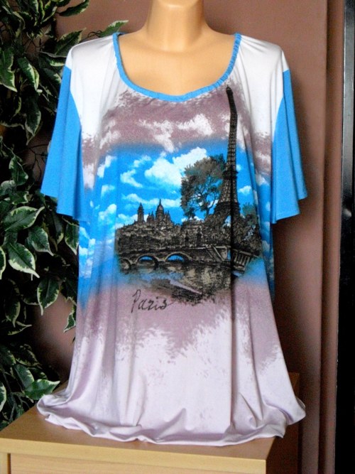 Maxi Triko Tyrkys Xxxl — foto 1