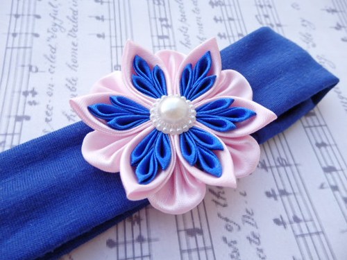 Čelenka Rose blue pro miminko — foto 1