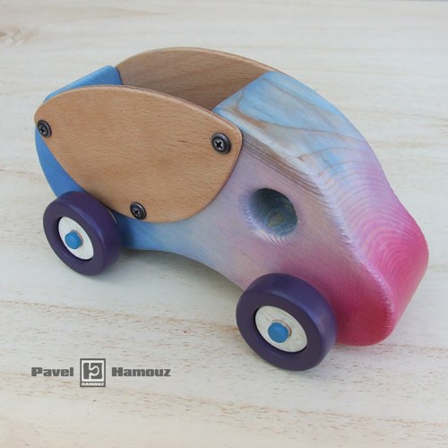 Náklaďáček mini - růžovo/modrý — foto 1