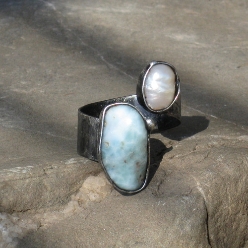Larimar a říční perla..... — foto 1