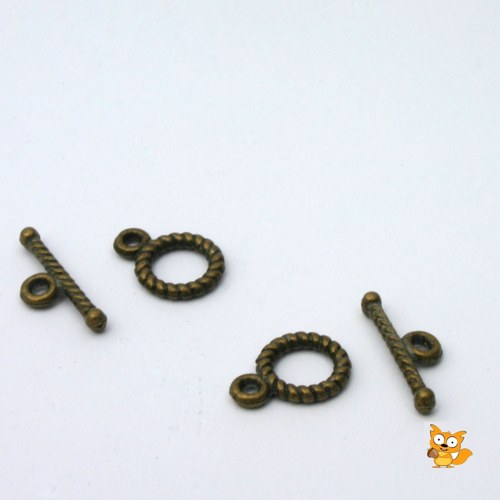 Americké zapínání bronz 5 setů — foto 1