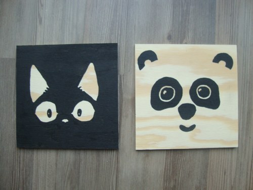 Kočka a panda — foto 1