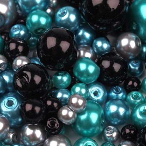 Voskované perly mix, 50g - 41,- Kč — foto 1