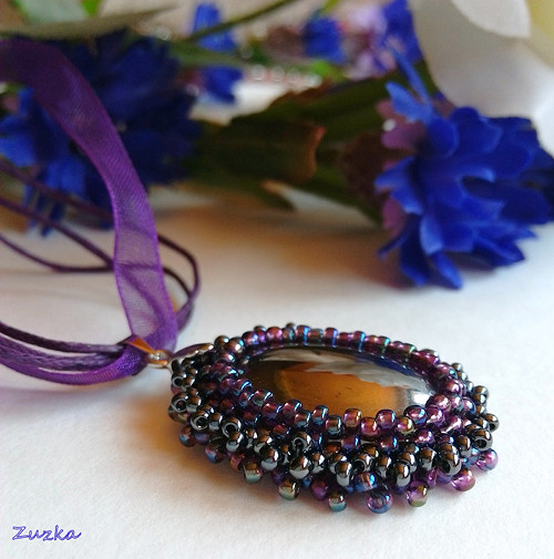 "Hematite Medallion" náhrdelník — foto 1