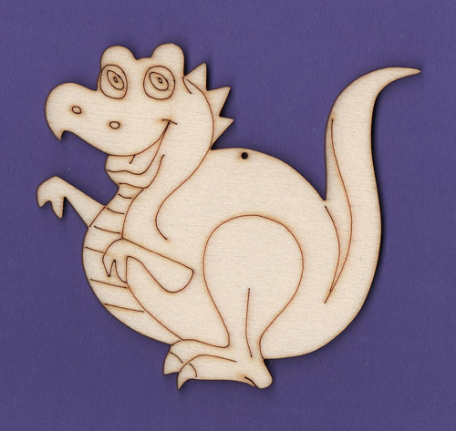 Dřevěný výřez, Dinosaurus Péťa