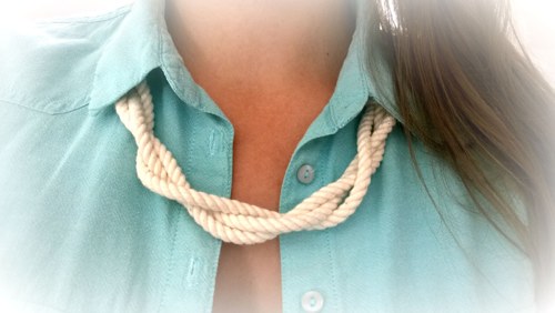 ROPE COLLAR_Natural — foto 1