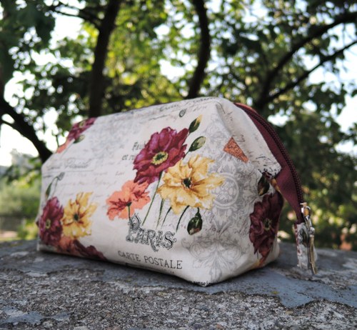 Kosmetická taštička "Romantické vlčí máky" — foto 1
