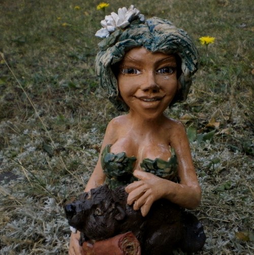 Vodnice Zorka s bobrem,37cm — foto 1