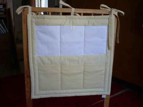 Kapsář k postýlce sv.béžová 60x60