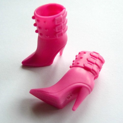 Kozačky růžové pro Barbie — foto 1