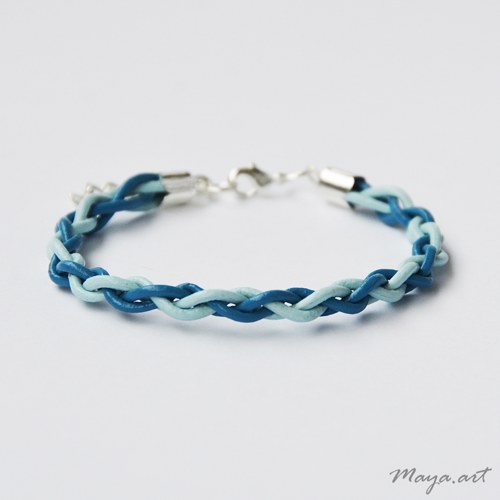 Tyrkysovomodrý náramek "SIMPLE BRACELET" — foto 1