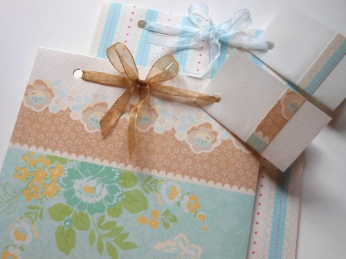 Kytičkový s lemem - obal na CD 13x14 cm — foto 1