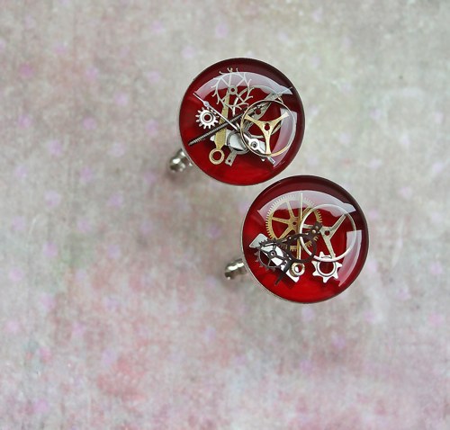Manžetové knoflíčky /red/ — foto 1