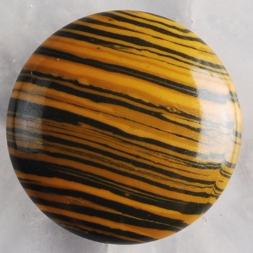 Kabošon - kulatý kámen 25x6mm 1 ks