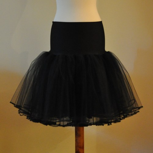 Tylová spodnička pro velký objem - délka 60cm — foto 1