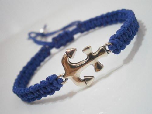 Kotva...náramek - Unisex (macramé) — foto 1