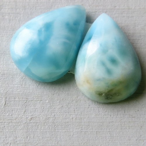 Larimar , Andělský kámen,pár č.01 — foto 1