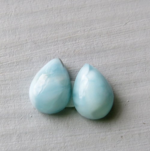 Larimar , Andělský kámen,pár č.07 — foto 1