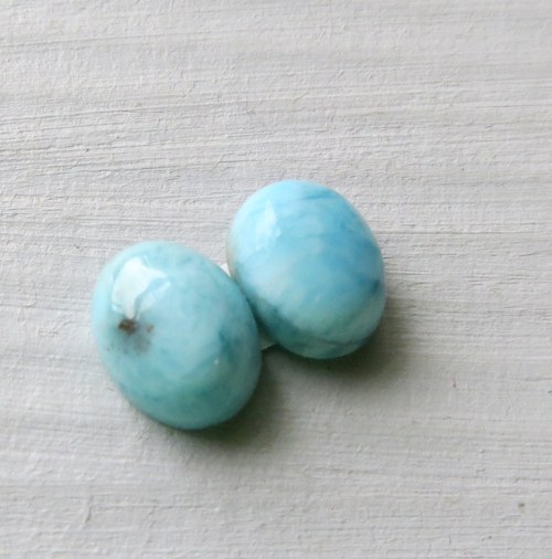 Larimar , Andělský kámen,pár č.09 — foto 1