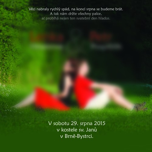 Fotografické oznámení — foto 1