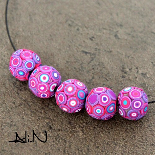 Náhrdelník Pink Klimt — foto 1