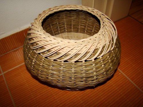Velký zelený košík "slunce" 30x18 cm — foto 1