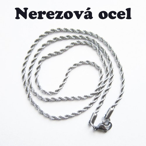 Řetízek, 51 cm, nerezová ocel — foto 1