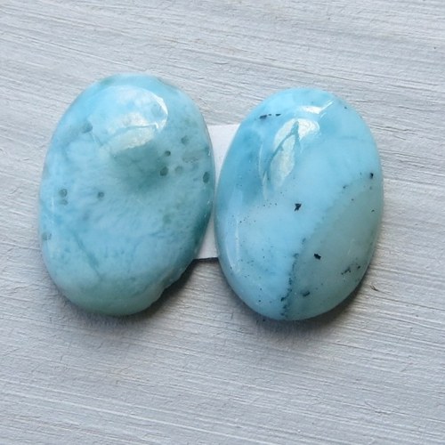 Larimar , Andělský kámen,pár č.A13 — foto 1