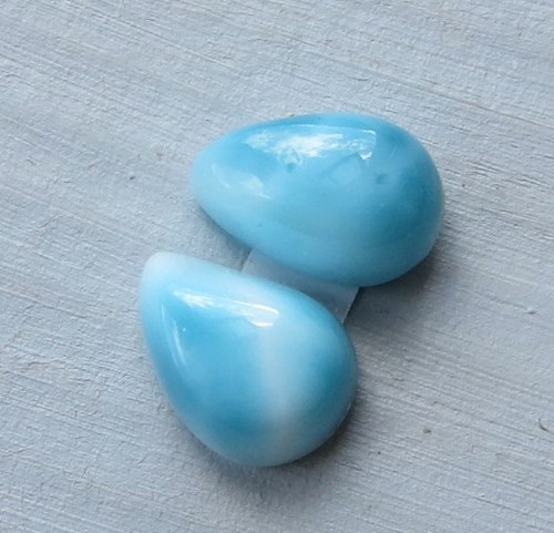 Larimar , Andělský kámen,pár č.A19 — foto 1