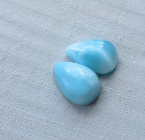 Larimar , Andělský kámen,pár č.A18 — foto 1