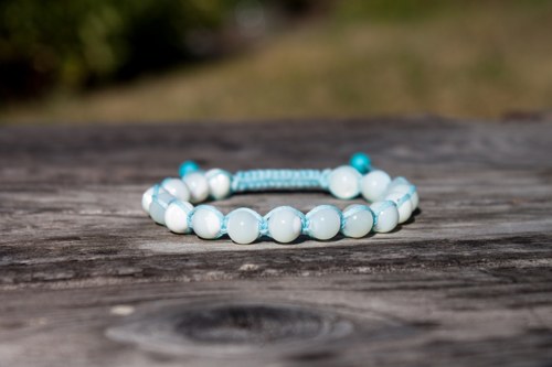 Shamballa náramek z perleti — foto 1