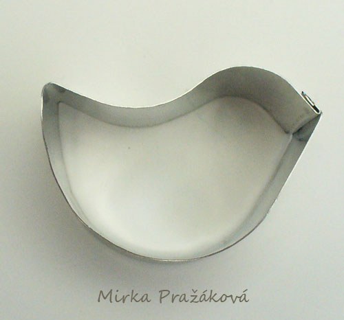 Kovové vykrajovátko / ptáček — foto 1