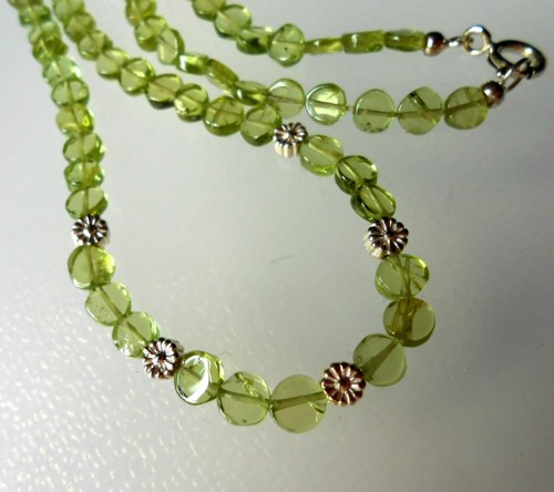 Náhrdelník - Olivín / Peridot (5)